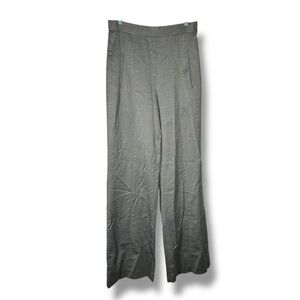 Alexander Wang Wool Blend Pocketed Gray Wide Leg Trousers Size 6 - “Siv”